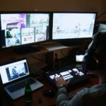 04.12.2020. Studio Gram Radia Kielce. Koncert zespołu Tom Holder / Wiktor Taszłow / Radio Kielce