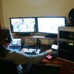 04.12.2020. Studio Gram Radia Kielce. Koncert zespołu Tom Holder / Wiktor Taszłow / Radio Kielce