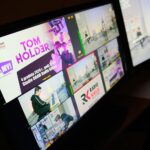 04.12.2020. Studio Gram Radia Kielce. Koncert zespołu Tom Holder / Wiktor Taszłow / Radio Kielce