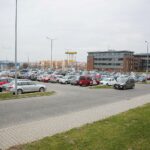 08.12.2020. Kielce. Parking przed Starostwem Powiatowym / Wiktor Taszłow / Radio Kielce