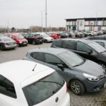 08.12.2020. Kielce. Parking przed Starostwem Powiatowym / Wiktor Taszłow / Radio Kielce