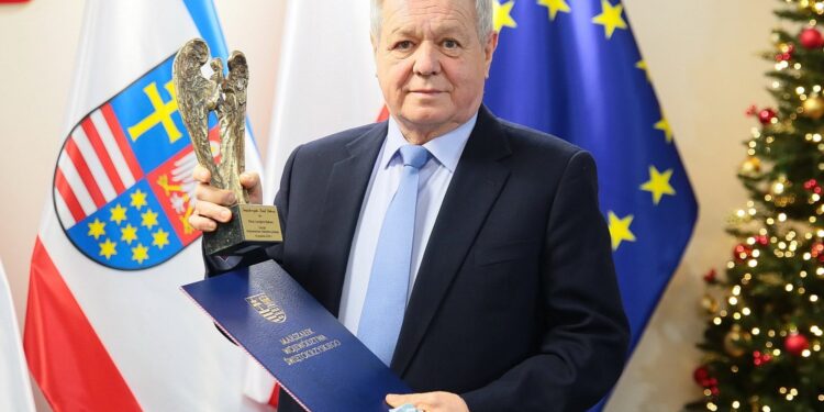 Na zdjęciu: Longin Bokwa - przedsiębiorca, prezes Kopalni Dolomitu w Sandomierzu / Fot. Wiktor Taszłow - Radio Kielce