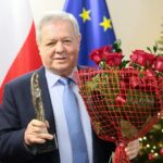 10.12.2020. Kielce. Świętokrzyski Anioł Dobroci - wręczenie statuetek. Na zdjęciu: Longin Bokwa - przedsiębiorca, prezes Kopalni Dolomitu w Sandomierzu / Wiktor Taszłow / Radio Kielce