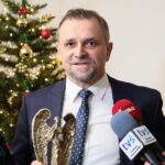 10.12.2020. Kielce. Świętokrzyski Anioł Dobroci - wręczenie statuetek. Na zdjęciu: Zdzisław Łakomiec - radny / Wiktor Taszłow / Radio Kielce