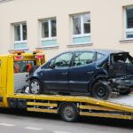 11.12.2020. Kielce. Kraksa na ul. Kościuszki / Wiktor Taszłow / Radio Kielce