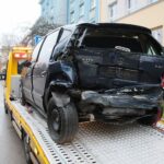 11.12.2020. Kielce. Kraksa na ul. Kościuszki / Wiktor Taszłow / Radio Kielce