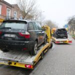 11.12.2020. Kielce. Kraksa na ul. Kościuszki / Wiktor Taszłow / Radio Kielce