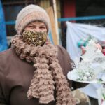 12.12.2020. Kielce. Dekoracje świąteczne na targowisku miejskim / Wiktor Taszłow / Radio Kielce