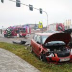 12.12.2020. Bilcza. Zderzenie dwóch samochodów osobowych / Wiktor Taszłow / Radio Kielce