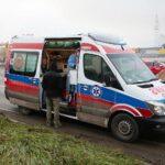 12.12.2020. Bilcza. Zderzenie dwóch samochodów osobowych / Wiktor Taszłow / Radio Kielce