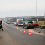 12.12.2020. Bilcza. Zderzenie dwóch samochodów osobowych / Wiktor Taszłow / Radio Kielce