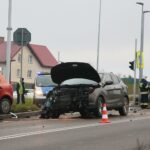 12.12.2020. Bilcza. Zderzenie dwóch samochodów osobowych / Wiktor Taszłow / Radio Kielce