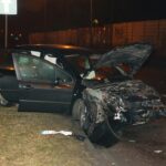 12.12.2020. Kielce. Wypadek na skrzyżowaniu ulic Jesionowej z Klonową / Wiktor Taszłow / Radio Kielce