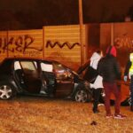 12.12.2020. Kielce. Wypadek na skrzyżowaniu ulic Jesionowej z Klonową / Wiktor Taszłow / Radio Kielce