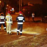 12.12.2020. Kielce. Wypadek na skrzyżowaniu ulic Jesionowej z Klonową / Wiktor Taszłow / Radio Kielce