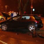 12.12.2020. Kielce. Wypadek na skrzyżowaniu ulic Jesionowej z Klonową / Wiktor Taszłow / Radio Kielce