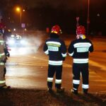 12.12.2020. Kielce. Wypadek na skrzyżowaniu ulic Jesionowej z Klonową / Wiktor Taszłow / Radio Kielce