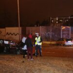 12.12.2020. Kielce. Wypadek na skrzyżowaniu ulic Jesionowej z Klonową / Wiktor Taszłow / Radio Kielce