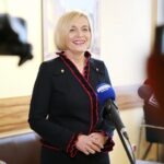 10.12.2020. Kielce. Świętokrzyski Anioł Dobroci - wręczenie statuetek. Na zdjęciu: Renata Janik - wicemarszałek województwa świętokrzyskiego / Wiktor Taszłow / Radio Kielce