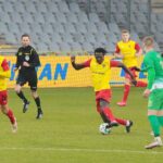 13.12.2020. Kielce. 17. kolejka Fortuna 1 Ligi: Korona Kielce - Radomiak Radom / Wiktor Taszłow / Radio Kielce