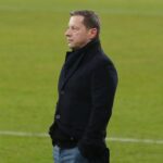 Na zdjęciu: trener Dariusz Banasik / Fot. Wiktor Taszłow - Radio Kielce