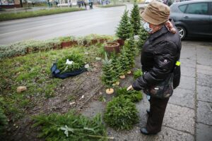 18.12.2020. Kielce. Choinki i karpie na kieleckich targowiskach / Wiktor Taszłow / Radio Kielce