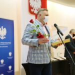 18.12.2020. Kielce. Wojewoda świętokrzyski przyznał nagrody "Czyste Serca". Przemawia Robert Banasik - placówka opiekuńczo - wychowawcza typu rodzinnego w Wójtostwie / Wiktor Taszłow / Radio Kielce