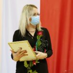 18.12.2020. Kielce. Wojewoda świętokrzyski przyznał nagrody "Czyste Serca". Na zdjęciu: Katarzyna Banasik - Stowarzyszenie aktywności zawodowej "Passa" / Wiktor Taszłow / Radio Kielce