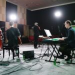 18.12.2020. Studiu Gram Radia Kielce. Koncert Piotr Salata i Kuba Kowalski Quartet / Wiktor Taszłow / Radio Kielce