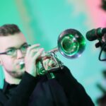 18.12.2020. Studiu Gram Radia Kielce. Koncert Piotr Salata i Kuba Kowalski Quartet / Wiktor Taszłow / Radio Kielce