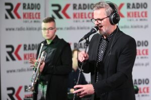 18.12.2020. Studiu Gram Radia Kielce. Koncert Piotr Salata i Kuba Kowalski Quartet / Wiktor Taszłow / Radio Kielce