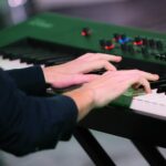 18.12.2020. Studiu Gram Radia Kielce. Koncert Piotr Salata i Kuba Kowalski Quartet / Wiktor Taszłow / Radio Kielce