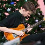 18.12.2020. Studiu Gram Radia Kielce. Koncert Piotr Salata i Kuba Kowalski Quartet / Wiktor Taszłow / Radio Kielce