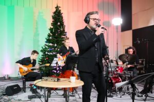 18.12.2020. Studiu Gram Radia Kielce. Koncert Piotr Salata i Kuba Kowalski Quartet / Wiktor Taszłow / Radio Kielce