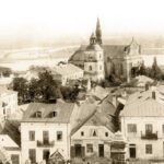 Zdjęcie starego Sandomierza autorstwa ks. Józefa Rokosznego i Piotra Sułkowskiego. Widok z wieży Ratusza / mat. prasowe