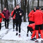 09.01.2021. Kielce. Pierwszy trening piłkarzy Korony / Korona Kielce