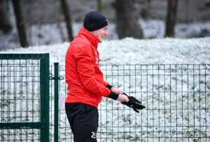 09.01.2021. Kielce. Pierwszy trening piłkarzy Korony / Korona Kielce