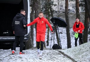 09.01.2021. Kielce. Pierwszy trening piłkarzy Korony / Korona Kielce