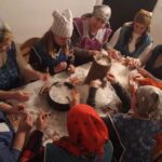 24.01.2020. Topola. Darcie pierza / KGW Topola