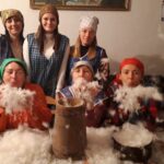 24.01.2020. Topola. Darcie pierza / KGW Topola