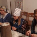 24.01.2020. Topola. Darcie pierza / KGW Topola