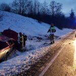 18.01.2020 Nieskurzów Stary. Wypadek / OSP KSRG Baćkowice / Facebook