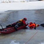 Wielkie niebezpieczeństwo na zamarzniętych zbiornikach