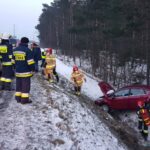 29.01.2021. Niewachlów. Wypadek na S7 / OSP KSRG Piekoszów