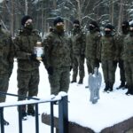 19.01.2021 Wykus. Wizyta terytorialsów przy grobie patrona / ppor. OT Daniel Woś / ŚBOT