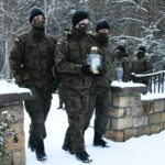 19.01.2021 Wykus. Wizyta terytorialsów przy grobie patrona / ppor. OT Daniel Woś / ŚBOT