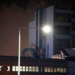 Oświęcim, 07.01.2021. Firma chemiczna Synthos w Oświęcimiu, doszło do wybuchu i pożaru instalacji do przeróbki kauczuku / Łukasz Gągulski / PAP