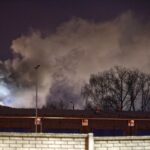 Oświęcim, 07.01.2021. Firma chemiczna Synthos w Oświęcimiu, doszło do wybuchu i pożaru instalacji do przeróbki kauczuku / Łukasz Gągulski / PAP