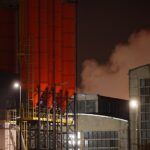 Oświęcim, 07.01.2021. Firma chemiczna Synthos w Oświęcimiu, doszło do wybuchu i pożaru instalacji do przeróbki kauczuku / Łukasz Gągulski / PAP