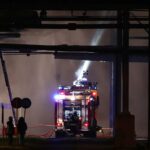 Oświęcim, 07.01.2021. Firma chemiczna Synthos w Oświęcimiu, doszło do wybuchu i pożaru instalacji do przeróbki kauczuku / Łukasz Gągulski / PAP